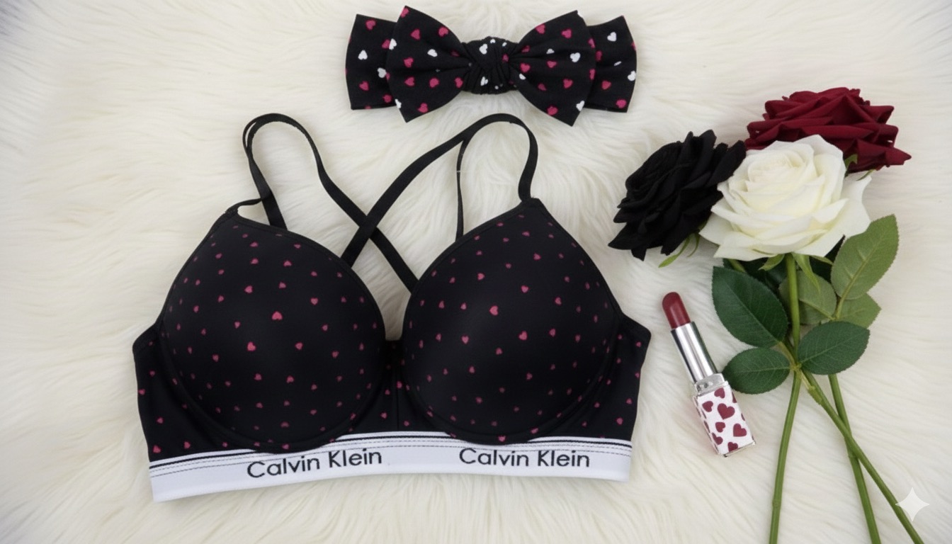 نیم تنه اسفنجی بدون فنر سایز بندی از 70 تا 85کاپ استاندارد بدون فنر قلبی مشکی کد:۲۰