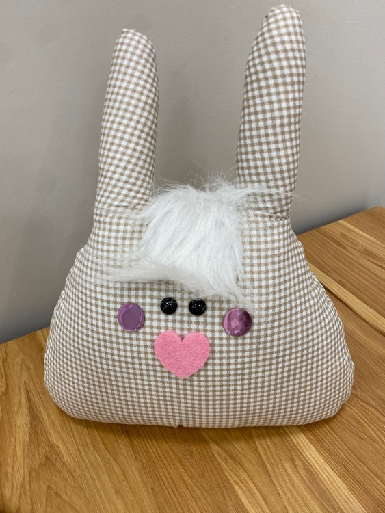 کوسن خرگوش طوسی - کوسن تزئینی اتاق نوزاد