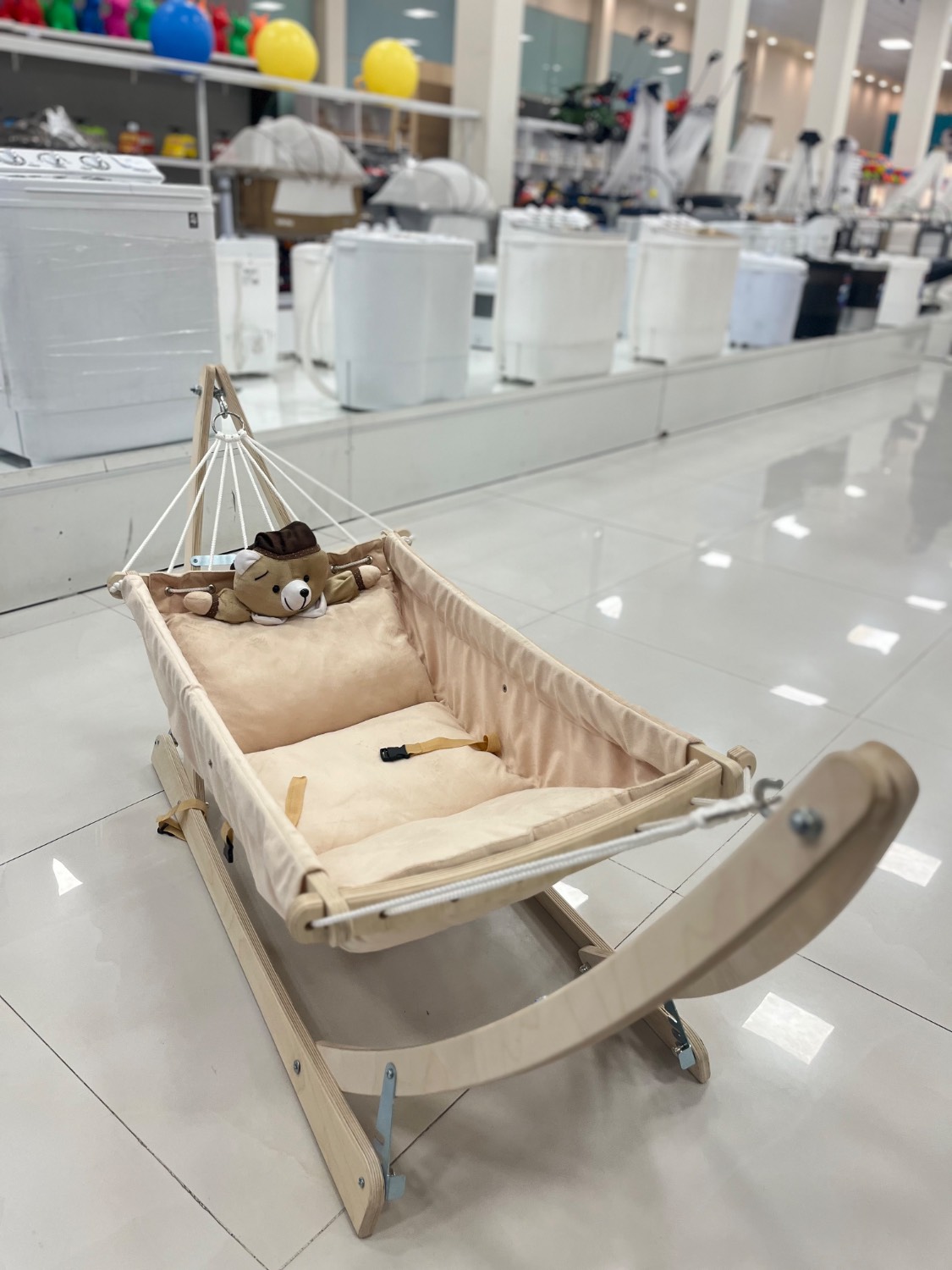 گهواره ننو خرسی نازلی کرم